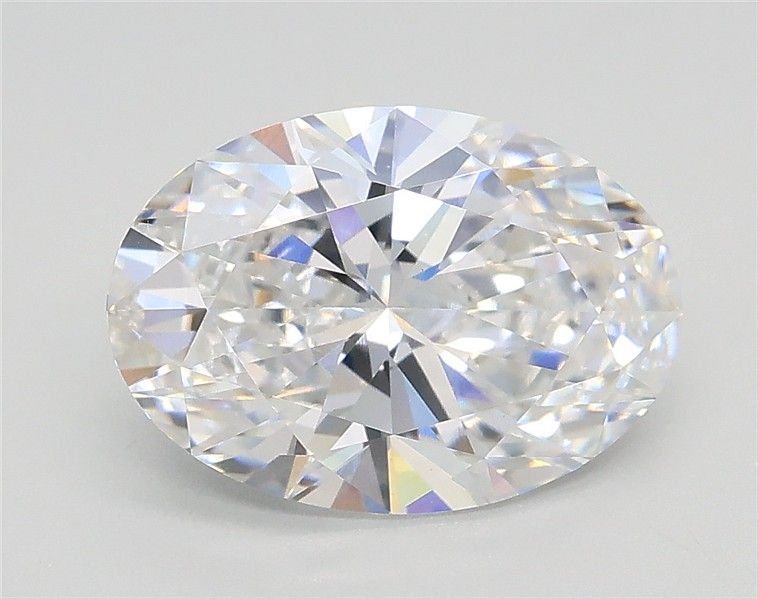 2.06ct D VS1 Rare Carat Ideal Cut Oval Lab Grown Diamond