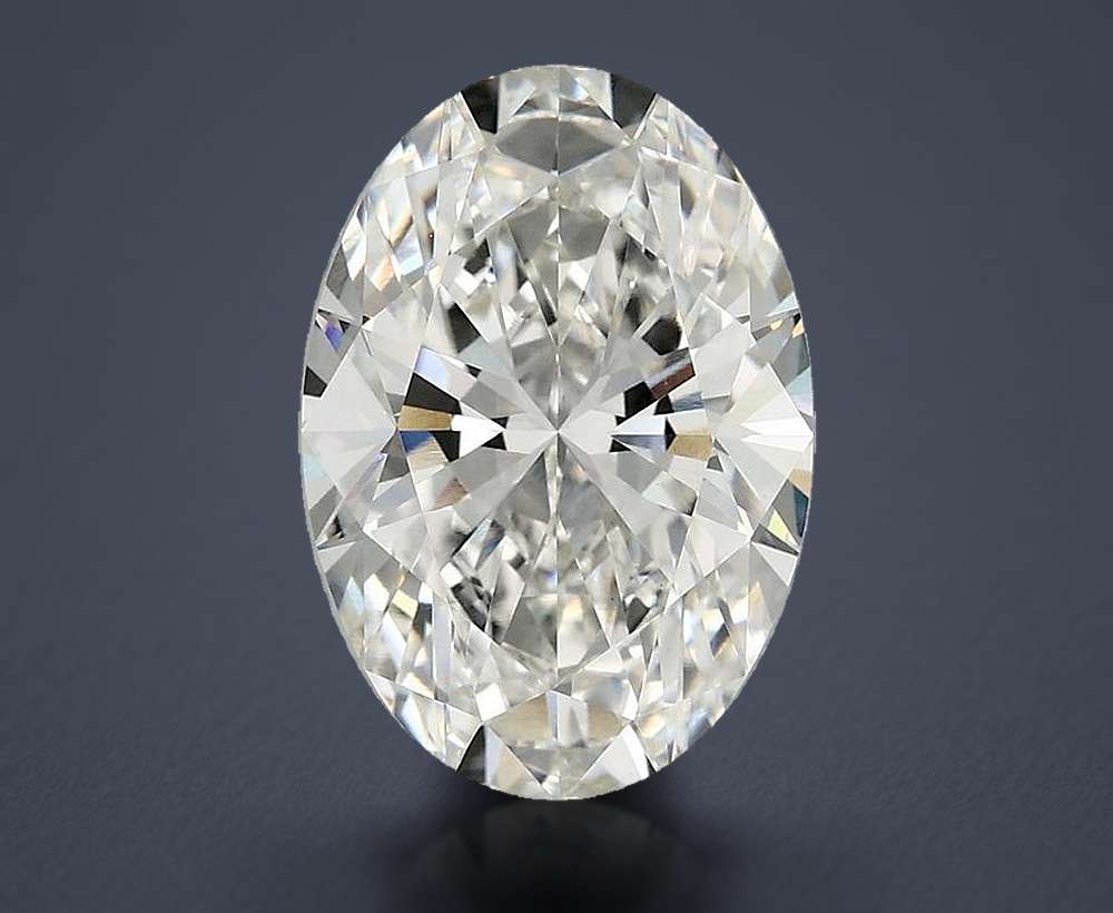 3.92 Carat Oval Lab Diamond