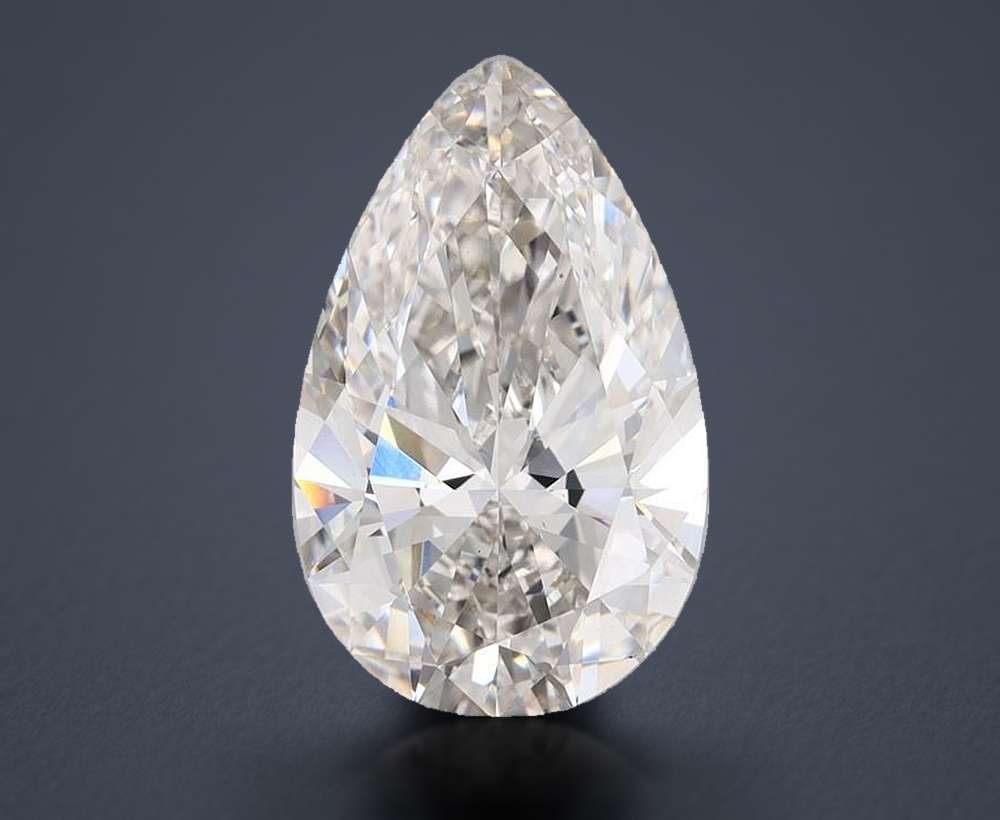 4.45 Carat Pear Lab Diamond