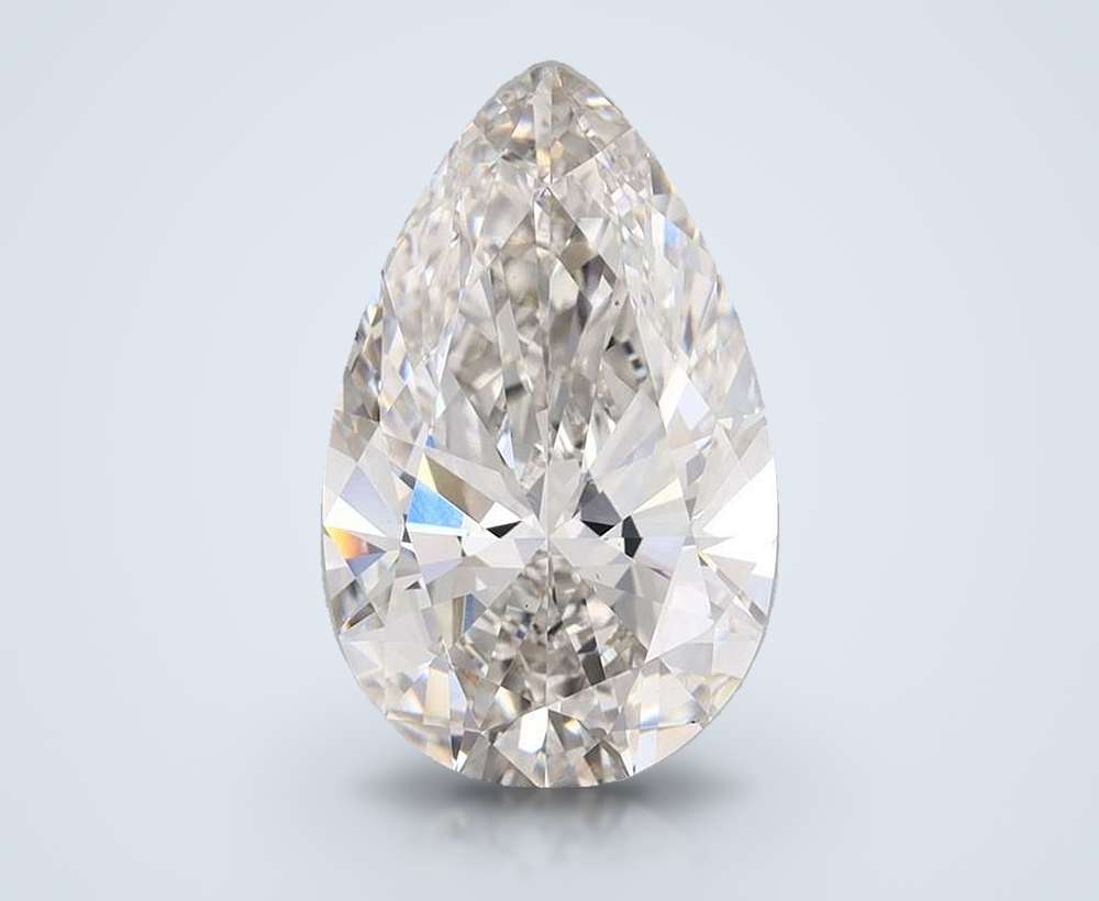 4.45 Carat Pear Lab Diamond