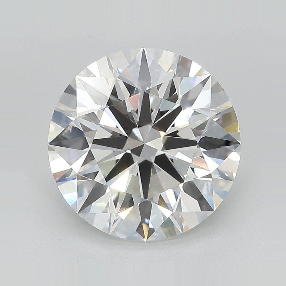 4.23ct E VVS2 Rare Carat Ideal Cut Round Lab Grown Diamond