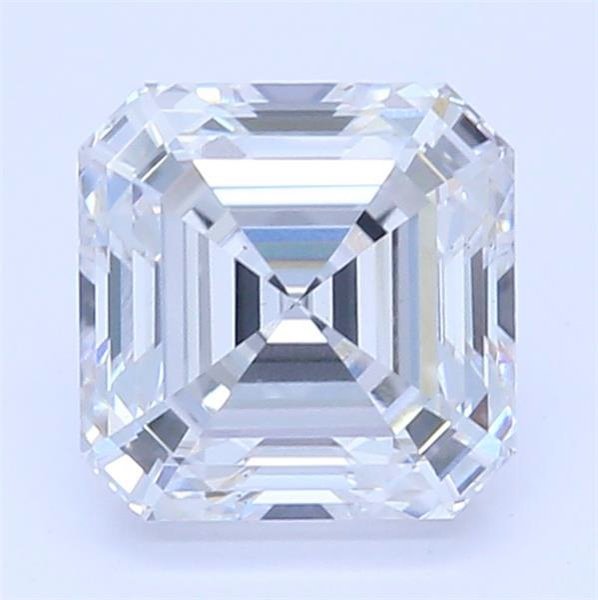 0.71ct F VS1 Rare Carat Ideal Cut Asscher Lab Grown Diamond