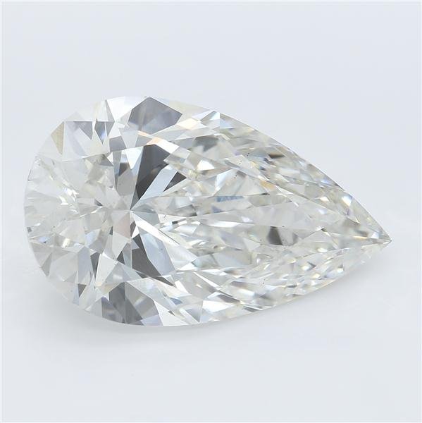 5.49ct H VS1 Rare Carat Ideal Cut Pear Lab Grown Diamond