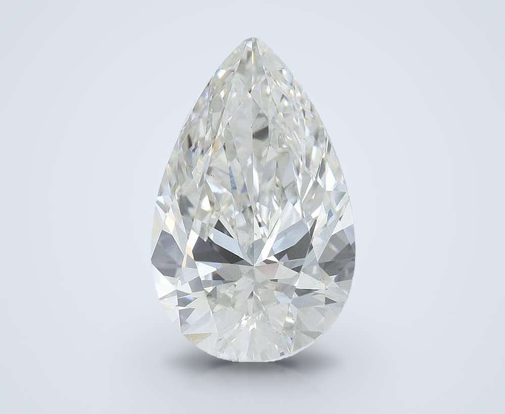 5.49 Carat Pear Lab Diamond