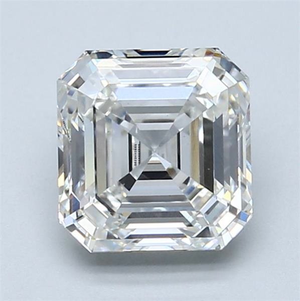 2.14ct F VS1 Rare Carat Ideal Cut Asscher Lab Grown Diamond