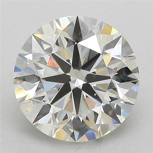 3.00ct J VS1 Ideal Cut Round Lab Grown Diamond