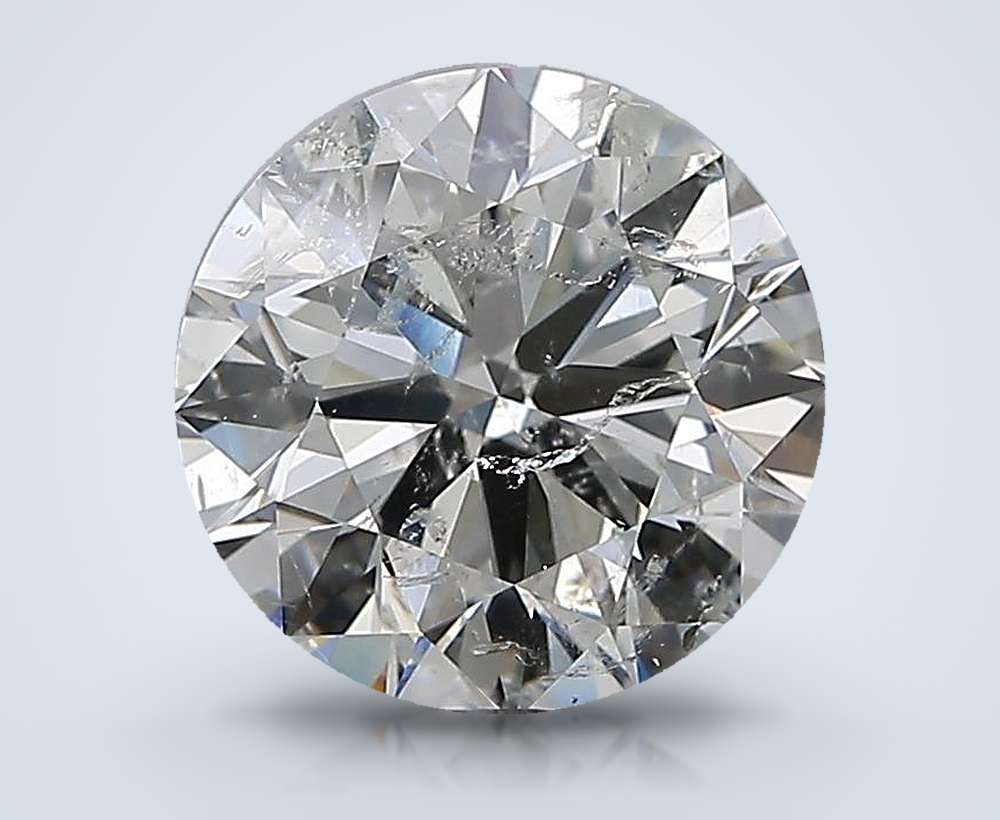 2.50 Carat Round Natural Diamond