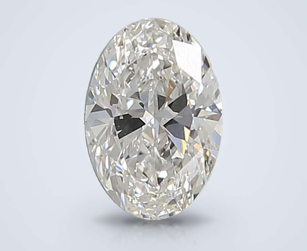 0.75 Carat Oval Lab Diamond