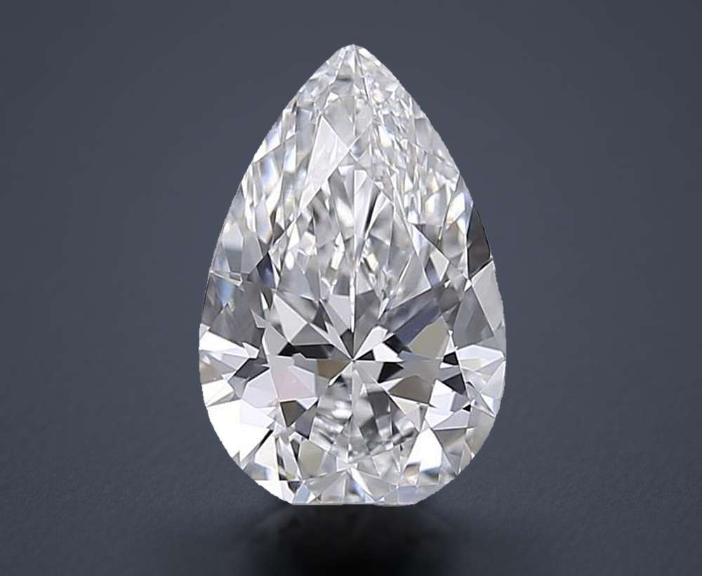 1.00 Carat Pear Lab Diamond