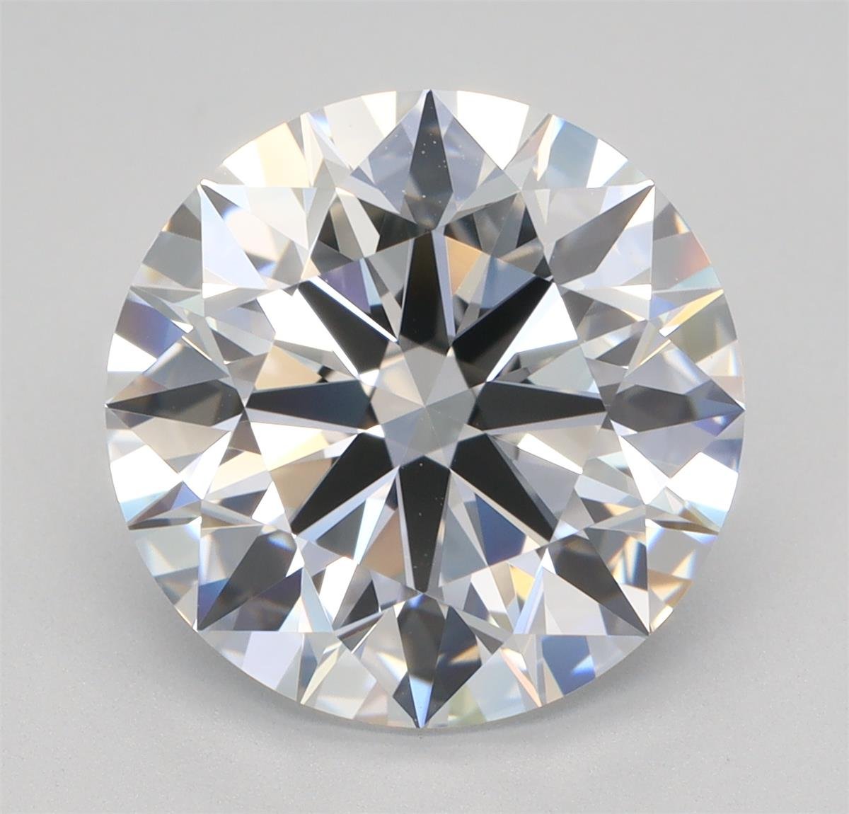 4.37ct D VVS1 Rare Carat Ideal Cut Round Lab Grown Diamond