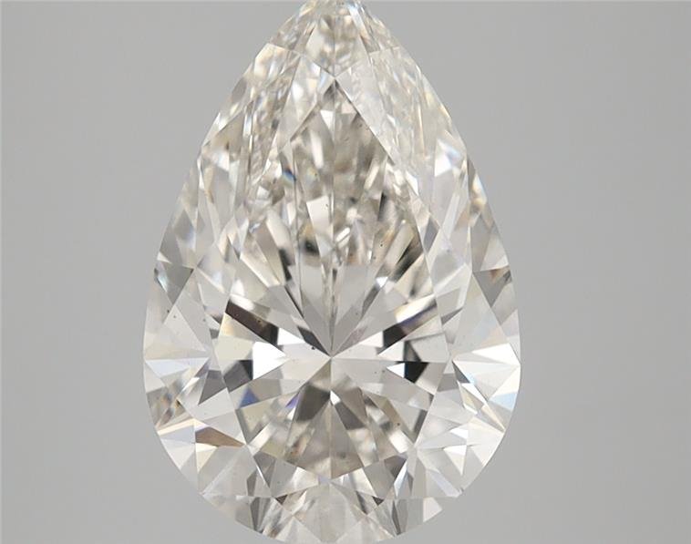 2.58ct H VS2 Rare Carat Ideal Cut Pear Lab Grown Diamond