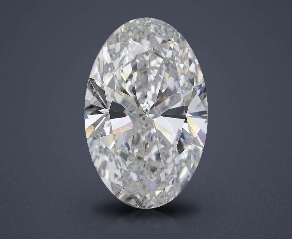7.67 Carat Oval Lab Diamond