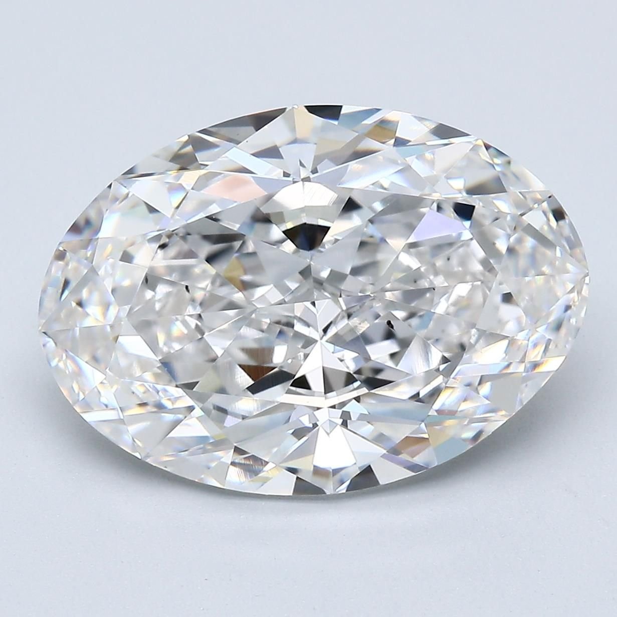 7.02ct F VS2 Excellent Cut Oval Diamond