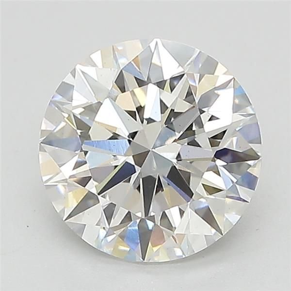 2.02ct D VS2 Rare Carat Ideal Cut Round Lab Grown Diamond