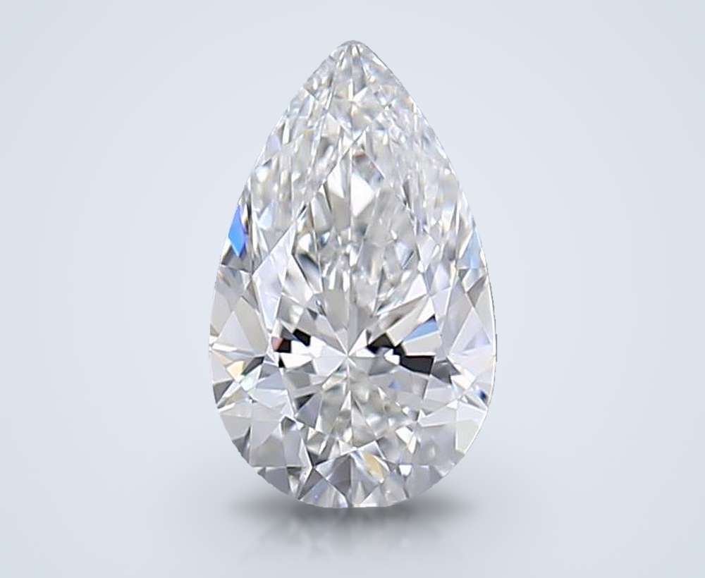 1.00 Carat Pear Lab Diamond