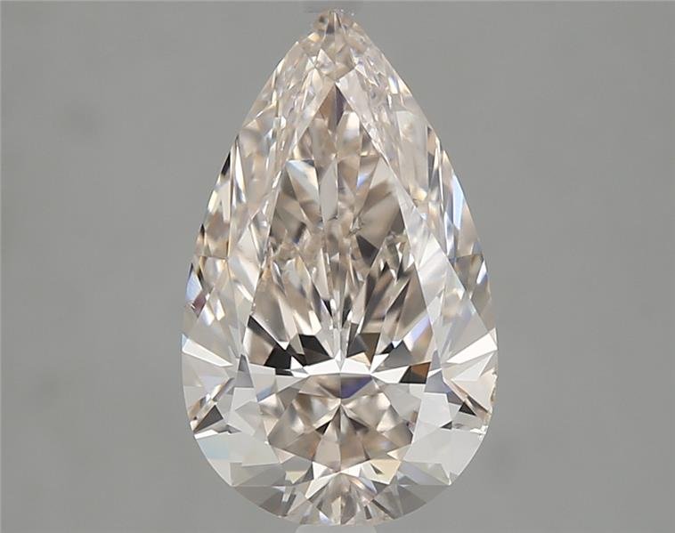 2.50ct K SI1 Rare Carat Ideal Cut Pear Diamond