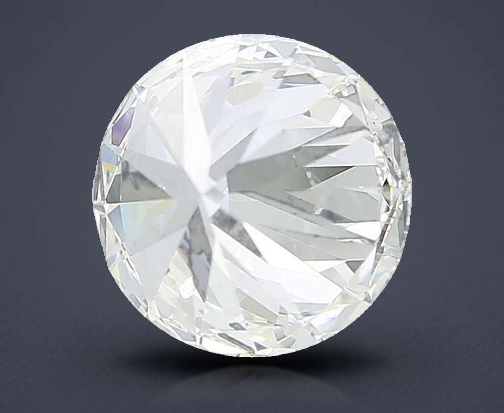 3.84 Carat Round Lab Diamond