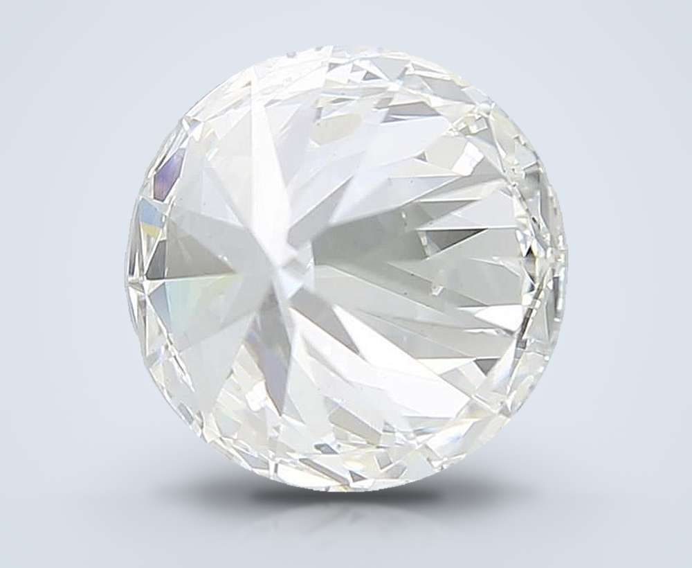 3.84 Carat Round Lab Diamond