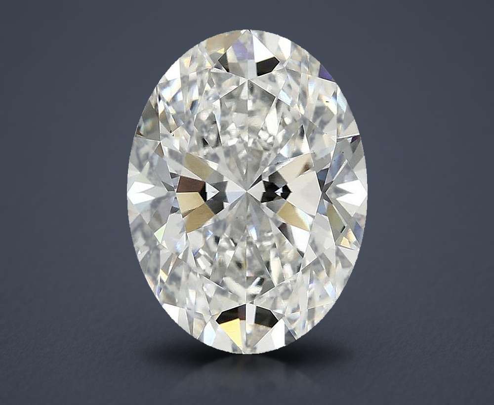 3.91 Carat Oval Lab Diamond