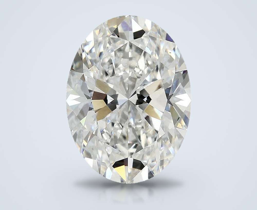 3.91 Carat Oval Lab Diamond