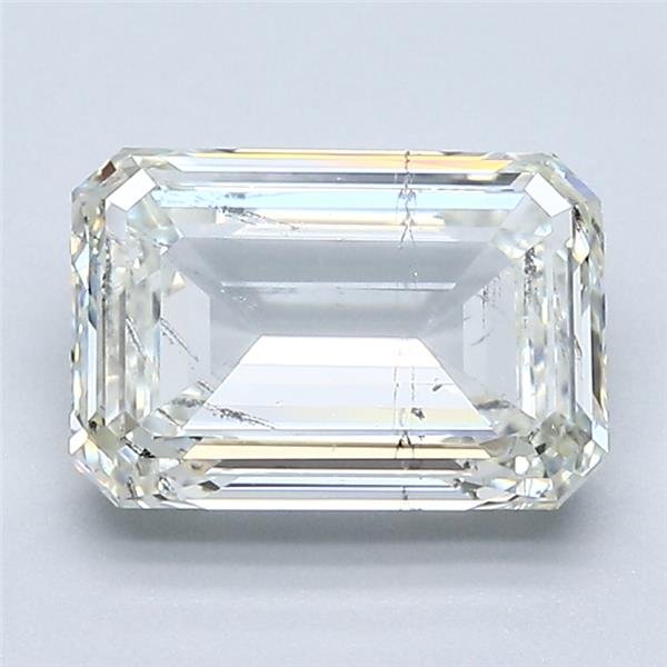 2.00ct J SI2 Very Good Cut Emerald Diamond