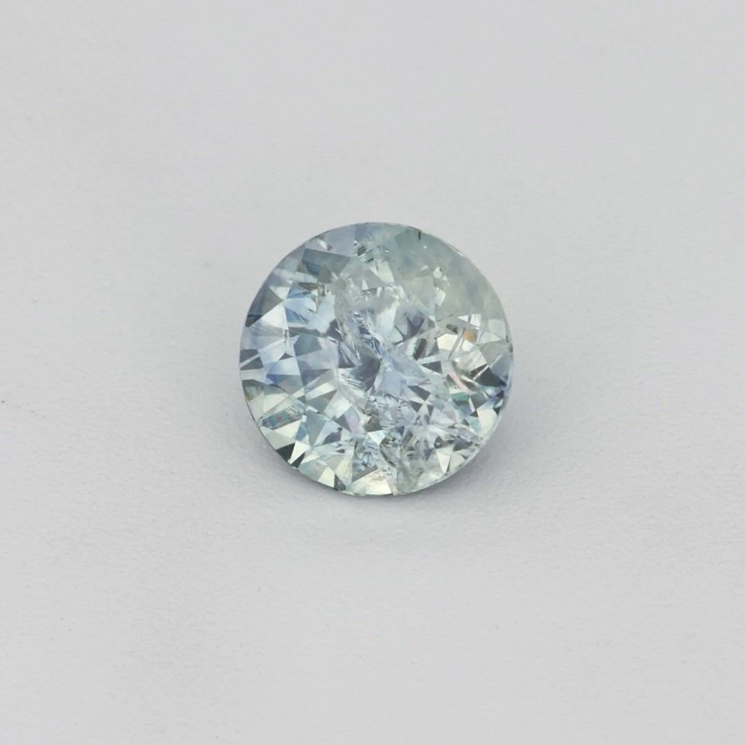 0.33 Carat Yellow Round Sapphire