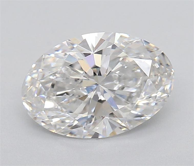 0.88ct F VS1 Rare Carat Ideal Cut Oval Lab Grown Diamond