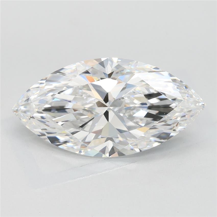 3.03ct E VVS1 Rare Carat Ideal Cut Marquise Lab Grown Diamond
