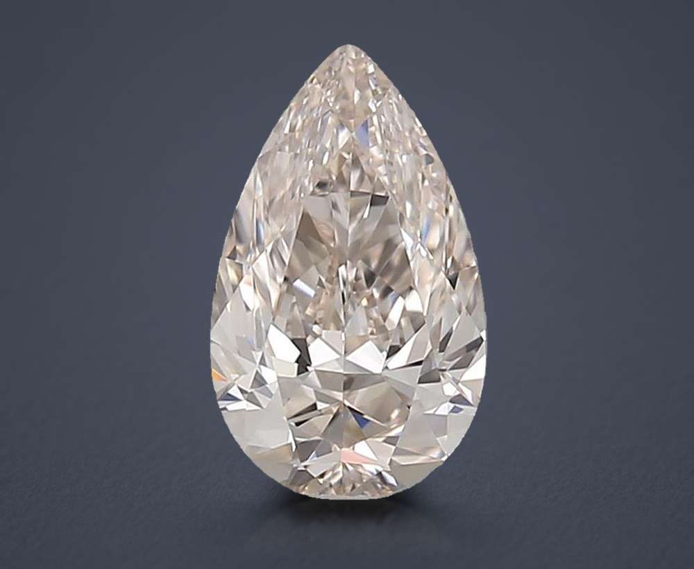 0.51 Carat Pear Natural Diamond