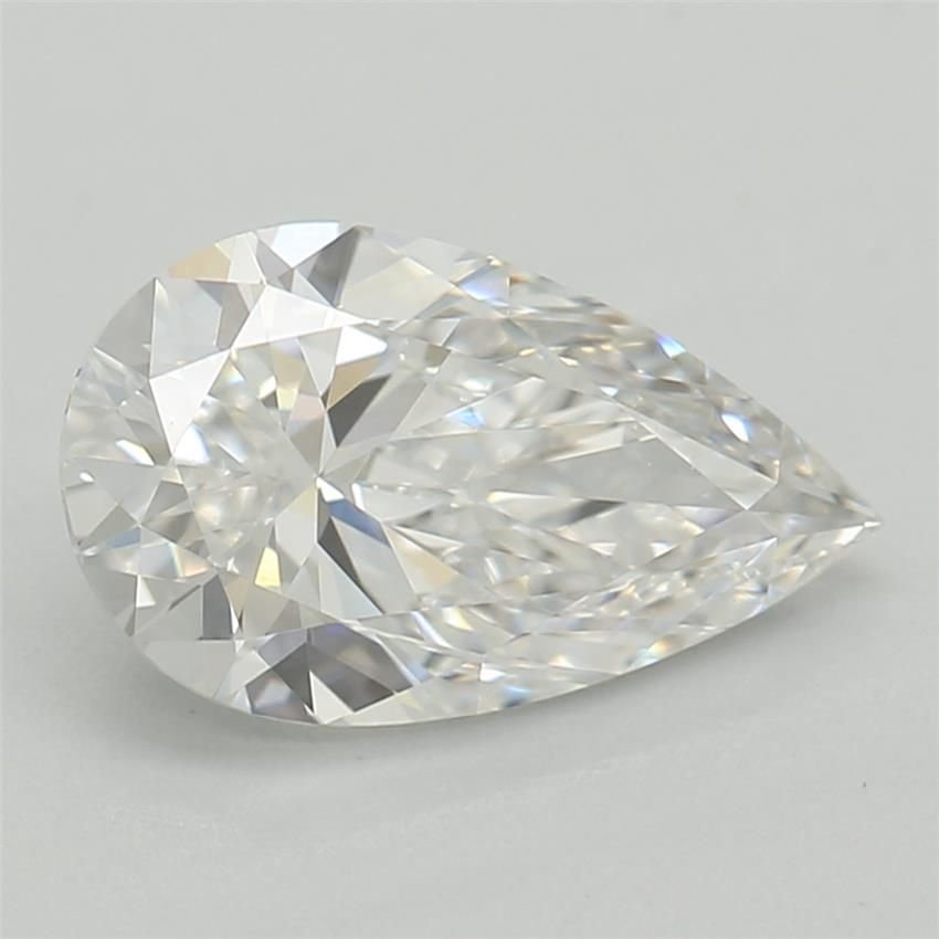 1.05ct D VVS2 Rare Carat Ideal Cut Pear Lab Grown Diamond
