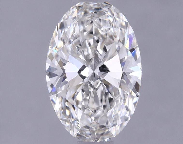 0.82ct F VS1 Rare Carat Ideal Cut Oval Lab Grown Diamond