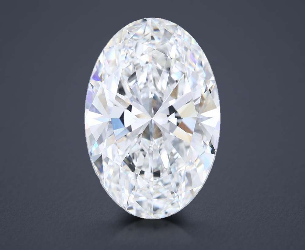 11.74 Carat Oval Lab Diamond