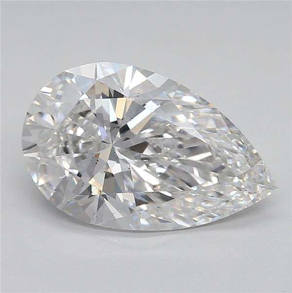 2.37ct D SI1 Rare Carat Ideal Cut Pear Lab Grown Diamond