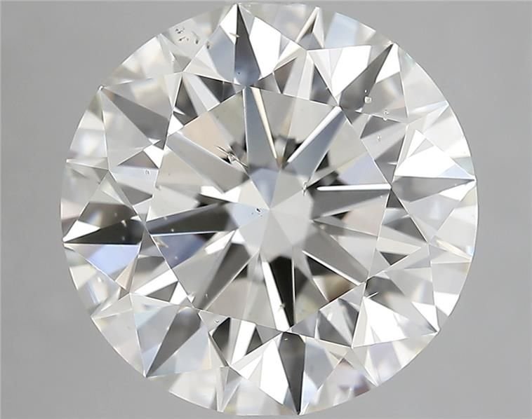5.27ct K SI2 Rare Carat Ideal Cut Round Diamond