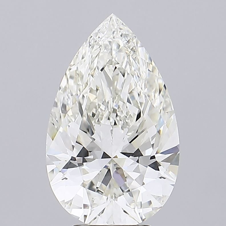 5.53ct I VVS2 Rare Carat Ideal Cut Pear Lab Grown Diamond