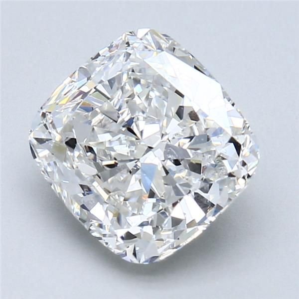 3.01ct F SI2 Very Good Cut Cushion Diamond