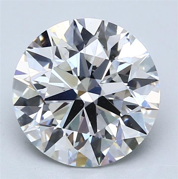 3.02ct E VS2 Rare Carat Ideal Cut Round Lab Grown Diamond