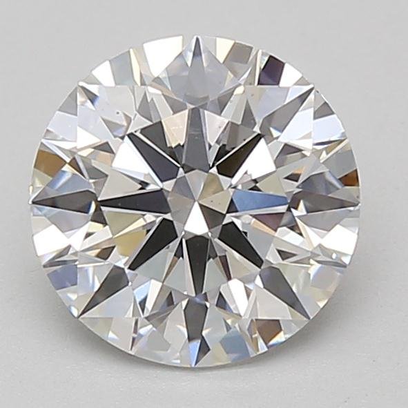 2.10ct D VS2 Rare Carat Ideal Cut Round Lab Grown Diamond