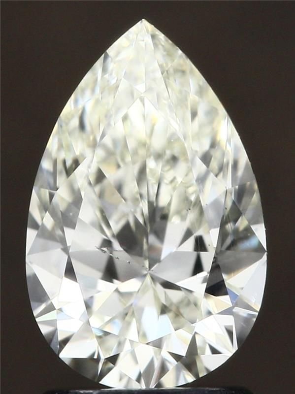 1.70ct K SI1 Rare Carat Ideal Cut Pear Diamond