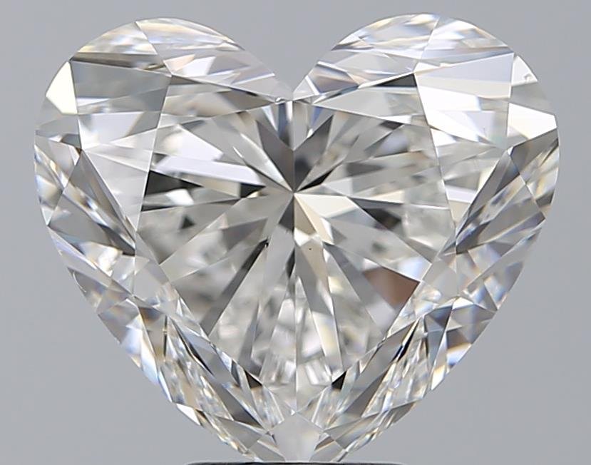 7.01ct G SI1 Rare Carat Ideal Cut Heart Diamond