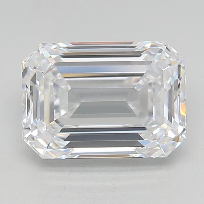 1.60ct D VVS1 Rare Carat Ideal Cut Emerald Lab Grown Diamond