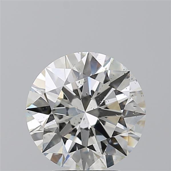 3.11ct I SI1 Rare Carat Ideal Cut Round Diamond