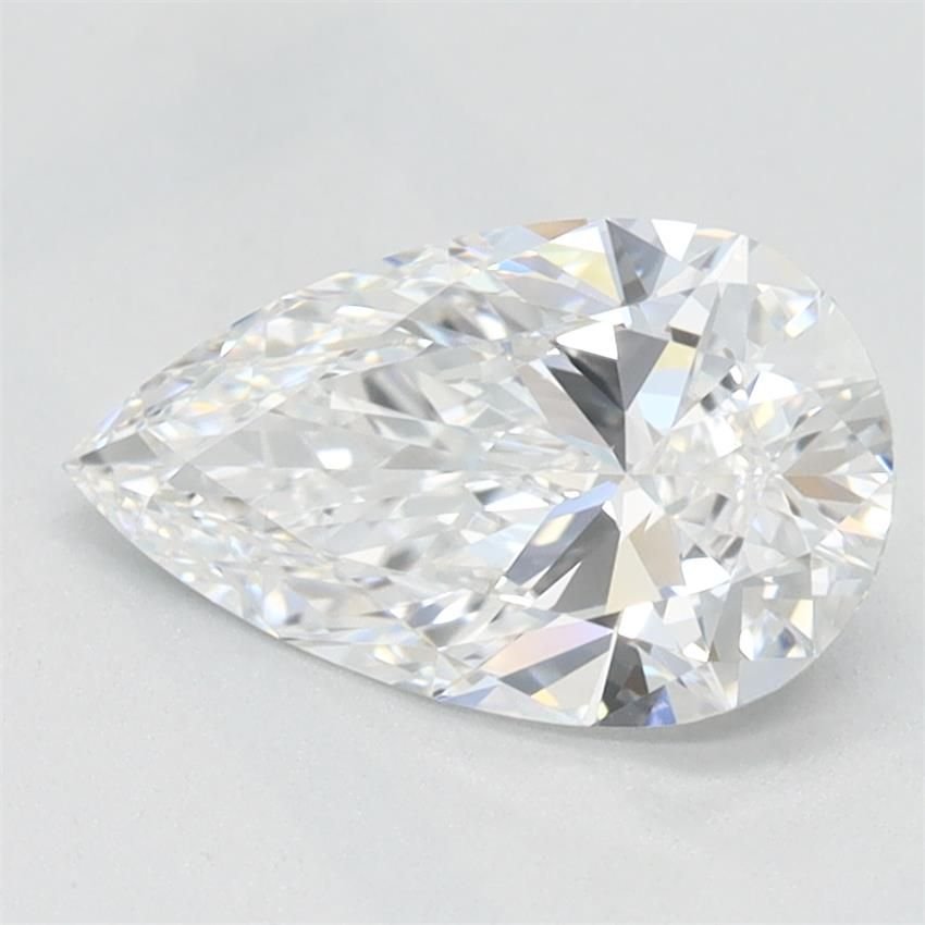 1.15ct D VVS1 Rare Carat Ideal Cut Pear Lab Grown Diamond