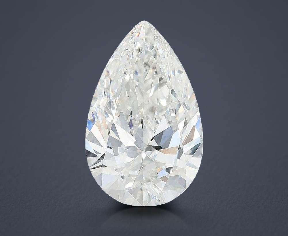 9.53 Carat Pear Lab Diamond