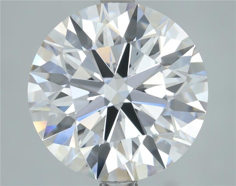 3.75ct D VS2 Rare Carat Ideal Cut Round Lab Grown Diamond