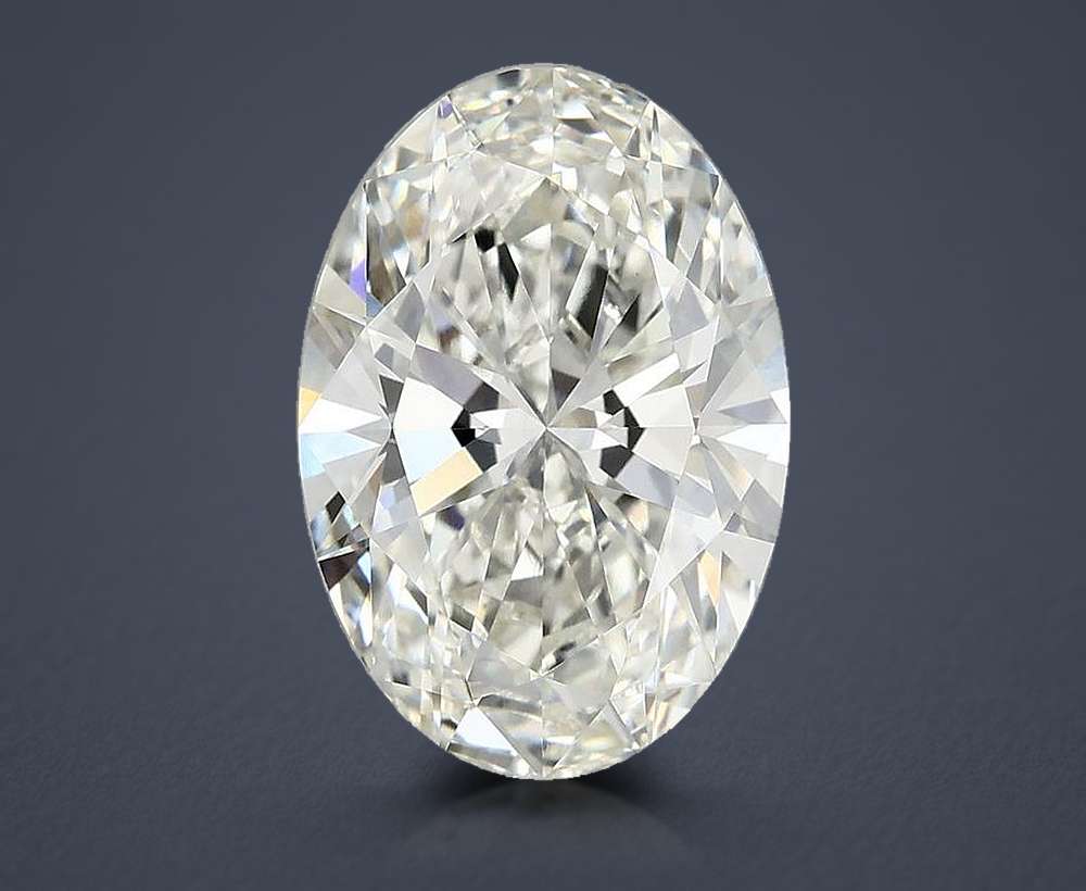 3.78 Carat Oval Lab Diamond