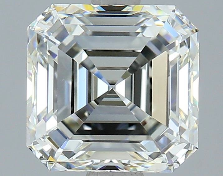 3.01ct J VS1 Rare Carat Ideal Cut Asscher Diamond