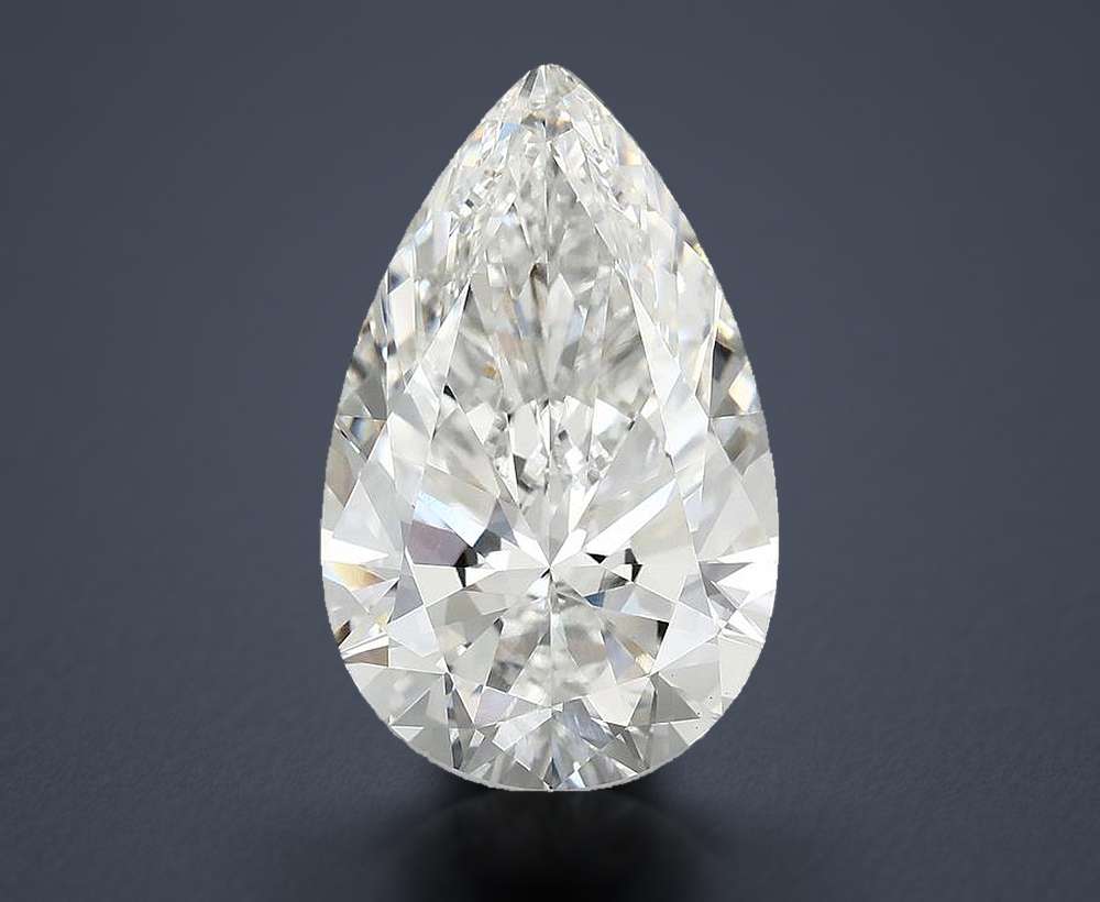 7.69 Carat Pear Lab Diamond