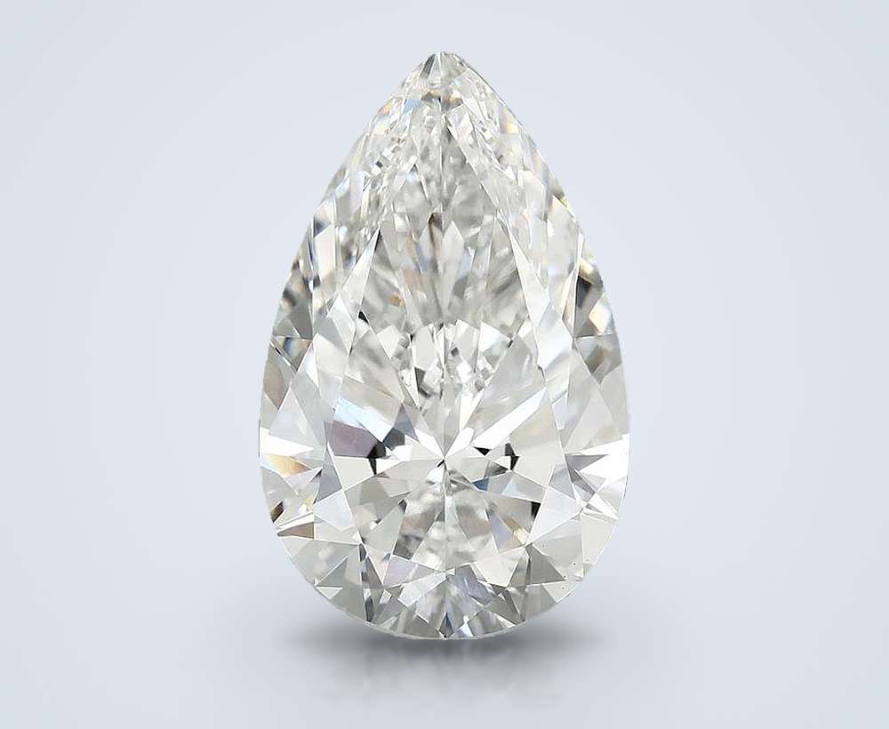 7.69 Carat Pear Lab Diamond