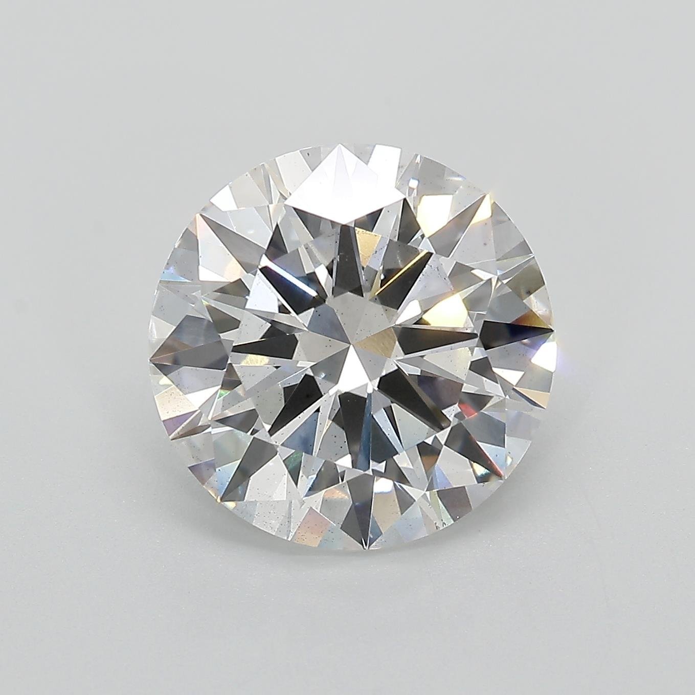 5.09ct F SI1 Excellent Cut Round Lab Grown Diamond